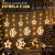 Pisca Cascata Estrela e Lua – 138 LEDs