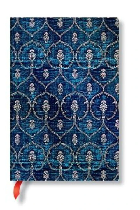 Libreta PaperBlanks hoja rayada 80 GSM Mini BV Blue Velvet 14x10 cm