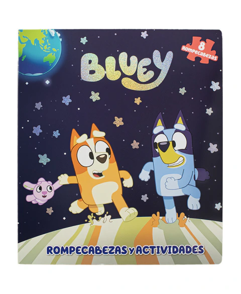 LIBRO DE ACTIVIDADES FANTASY CON ROMPECABEZAS BLUEY