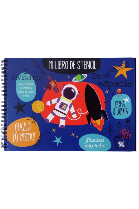 En el espacio, mi libro de stencil NV