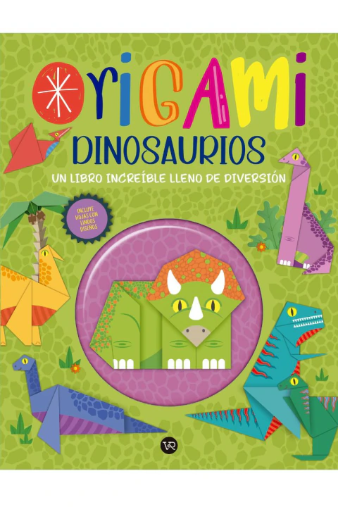 Libro de actividades origami, dinosaurios