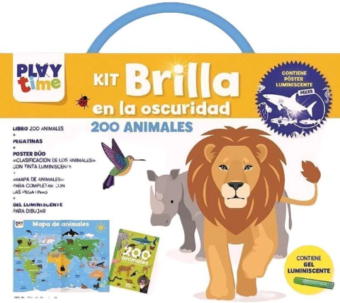 Kit Brilla En La Oscuridad: 200 Animales