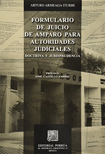 Formulario de juicio de amparo para autoridades judiciales