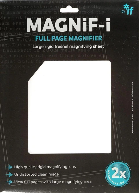 Lupa Flexible: Magnif-I Flexible Magnifying Sheet