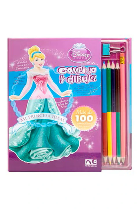 COMBINA Y DIBUJA PRINCESAS