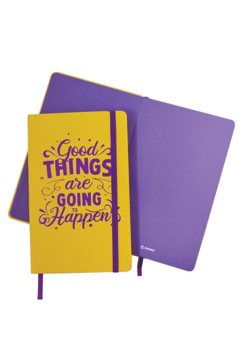 LIBRETA de notas Fashion amarillo