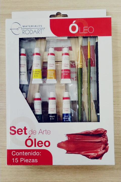 Set de arte Rodart Oleo 15 piezas