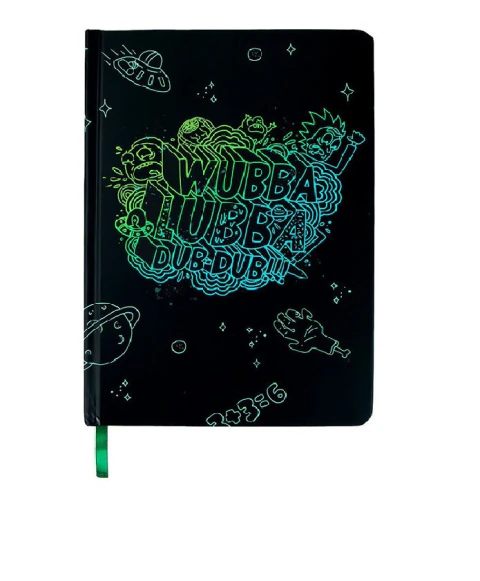 Libreta Rick and Morty Wubbalubba Dubdub