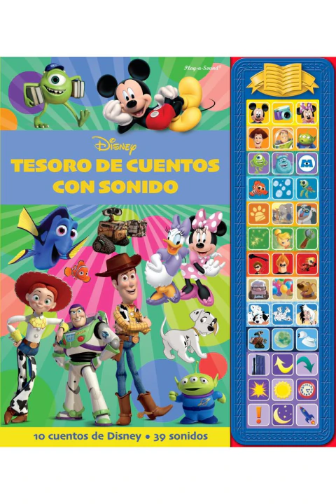 DISNEY PIXAR TESORO DE CUENTOS CON SONIDOS