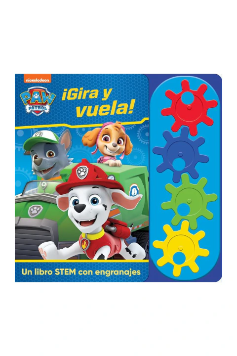 Libro Paw Patrol Gira y Vuela