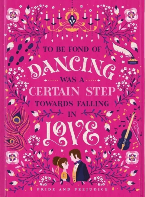 LIBRETA: Jenny Zemanek, Pride & Prejudice (Foiled Journal) (Lineas)