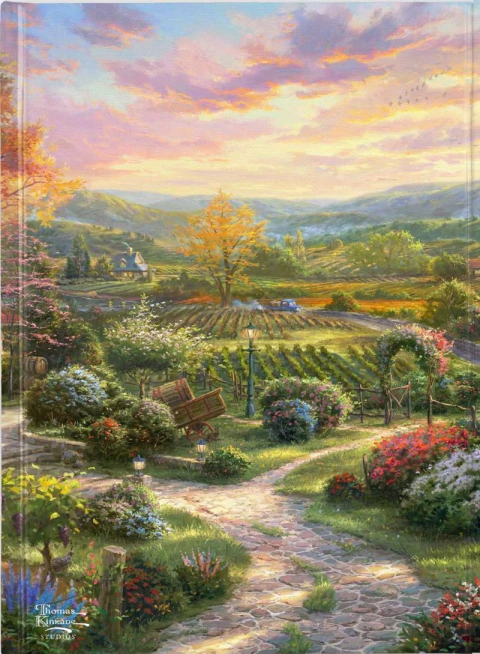 Libreta Thomas Kinkade: Wine Country Living