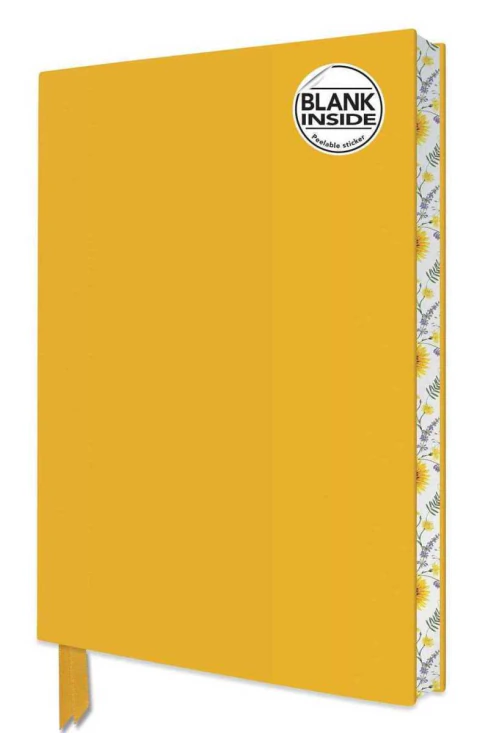 LIBRETA: Blank pu sunny yellow FTPEB02