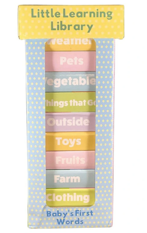 Baby s first words 10 book tower board book for toddlers early learning for children