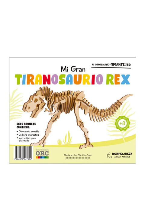 MI DINOSAURIO GIGANTE 3D TIRANOSAURIO