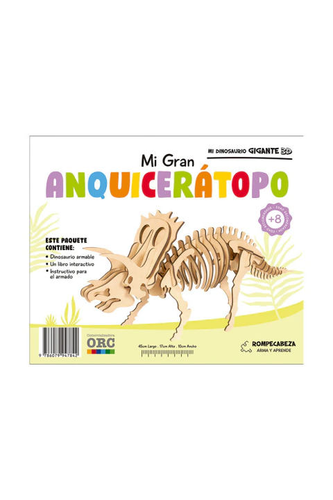 MI DINOSAURIO GIGANTE 3D ANQUICERATOPO