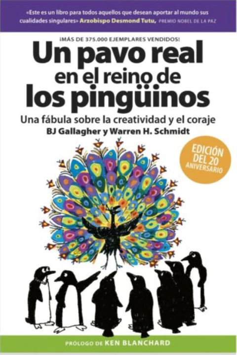 Un pavo real en el reino de los pingüinos