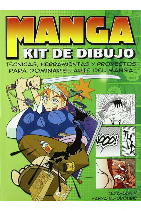 MANGA, KIT DE DIBUJO: TECNICAS, HERRAMIENTAS Y PROYECTOS PARA DOMINAR EL ARTE DEL MANGA