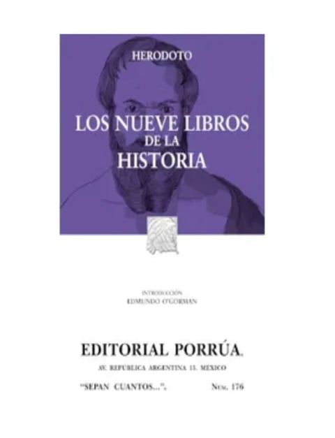 LOS NUEVE LIBROS DE LA HISTORIA (SC176)