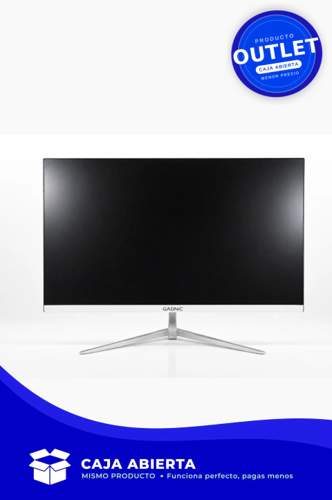 Monitor GADNIC LED 24" Full HD · Blanco · HDMI + VGA