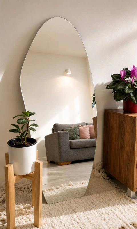 Espejo Piedra 110x55cm