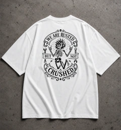 Camiseta Oversized - WE ARE RUSTED - loja online