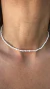 Colar Feminino Pérola Biwa Miudinha 3x4mm