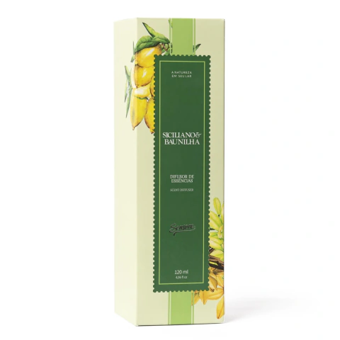 Difusor de Essências Siciliano & Baunilha 120ml