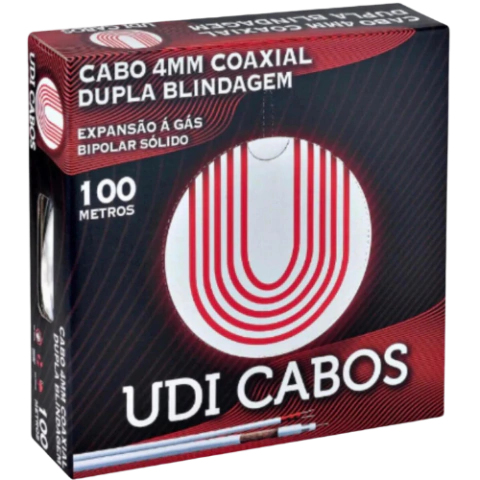 CAIXA CABO COAXIAL 0,4/2,5 100M UDI CABOS