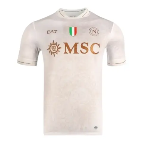 Camisa Napoli II 25/26 - Torcedor EA7 Masculina - Branca - comprar online
