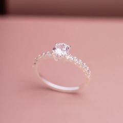 ANEL SOLITARIO TIFFANY 6MM