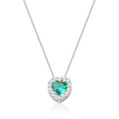 COLAR PRINCESA CORAÇÃO TURMALINA PARAIBA