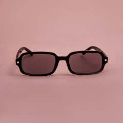OCULOS DE SOL RETANGULAR PRETO ESTRELA