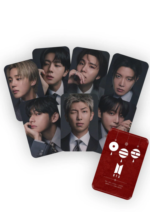 7 Photocard Bts Arirang Frente Verso Fanmade Silver
