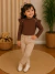 BLUSA CANELADA BOTÃO - AMOKIDS