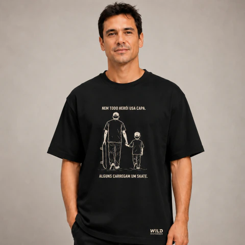 Camiseta Streetwear Herói Sem Capa
