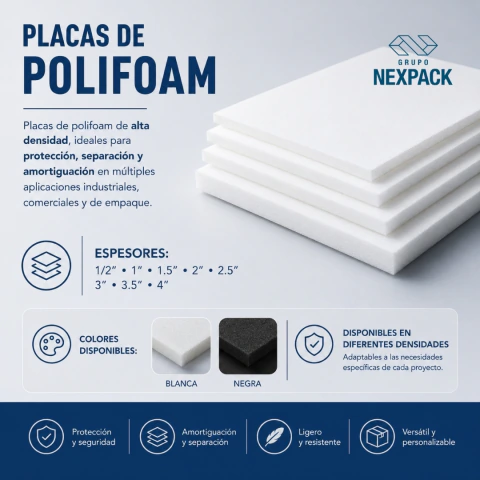 Placas de Polifoam