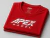 Camiseta Premium Vermelho e Branco