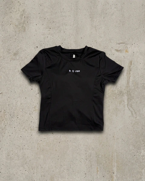 W-EV-001 Open Back Tee Black