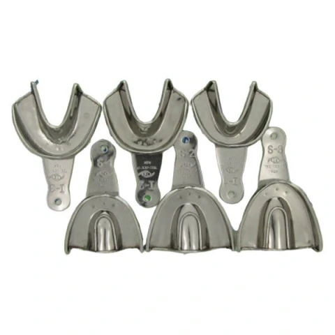 Kit Moldeira Infantil Inox Lisa 6un - Tecnodent