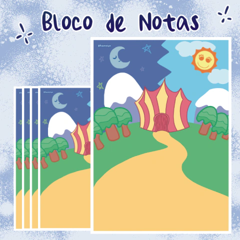 Bloco de notas The Amazing Digital Circus