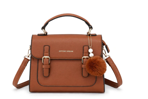 Bolsa de Mão Siffony Drean N° 2 Acompanha Pompom Premium - comprar online
