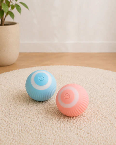 Pelota interactiva para gatos