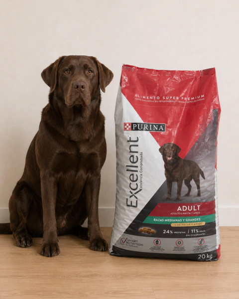 Excellent perros adultos razas medianas y grandes