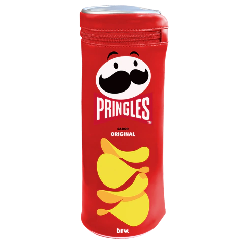 Estojo Tubo Pringles - Vermelho