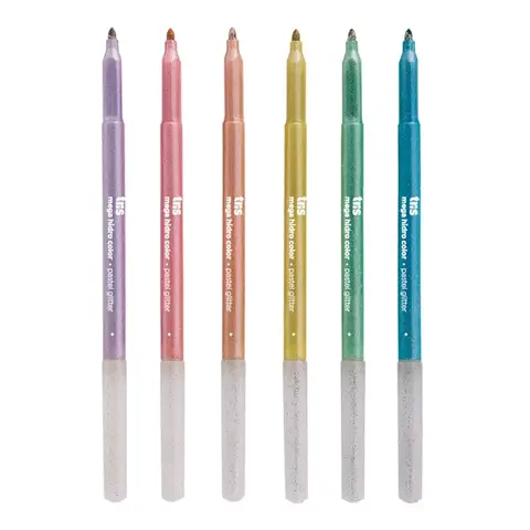 Caneta Mega Hidro Color Tris - 6 Cores