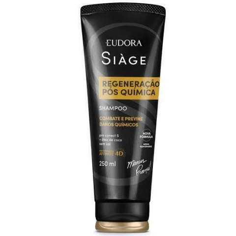 Siage Shampoo Regeneração Pós Química 250ml