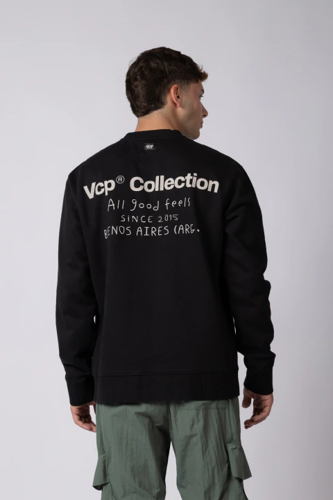 Buzo NEX Script Negro