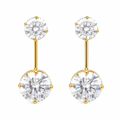 BRINCO RIVIERA BRILHANTES DUPLO CRISTAL INSP. VIRGINIA