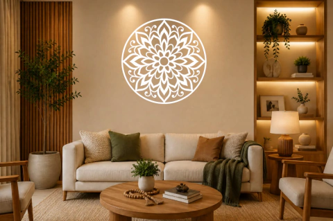 Imagem do Mandalas Decorativas em MDF – 30cm